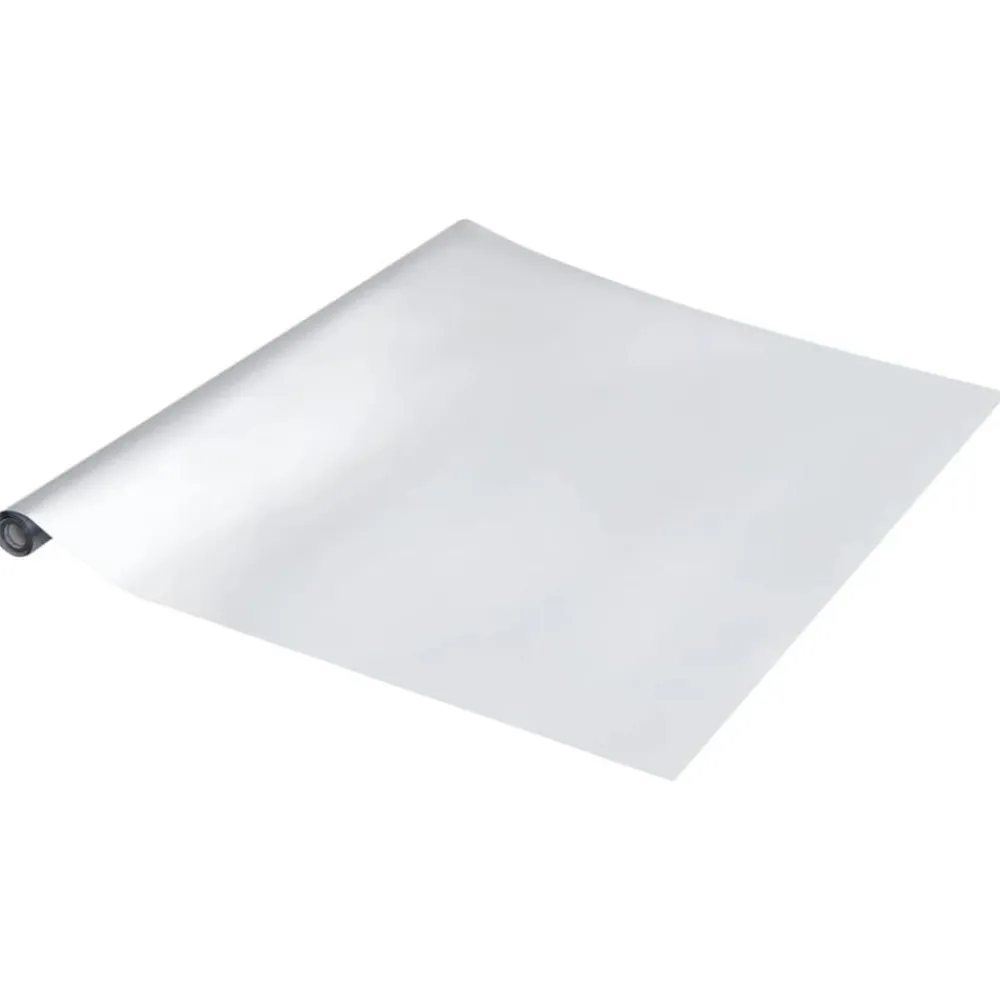 vidaXL Pegatinas de mueble autoadhesivas PET plateado 90x500 cm Best