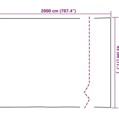 vidaXL Decoración-Película adhesiva para ventanas Gris Esmerilado 45 x 2000 cm