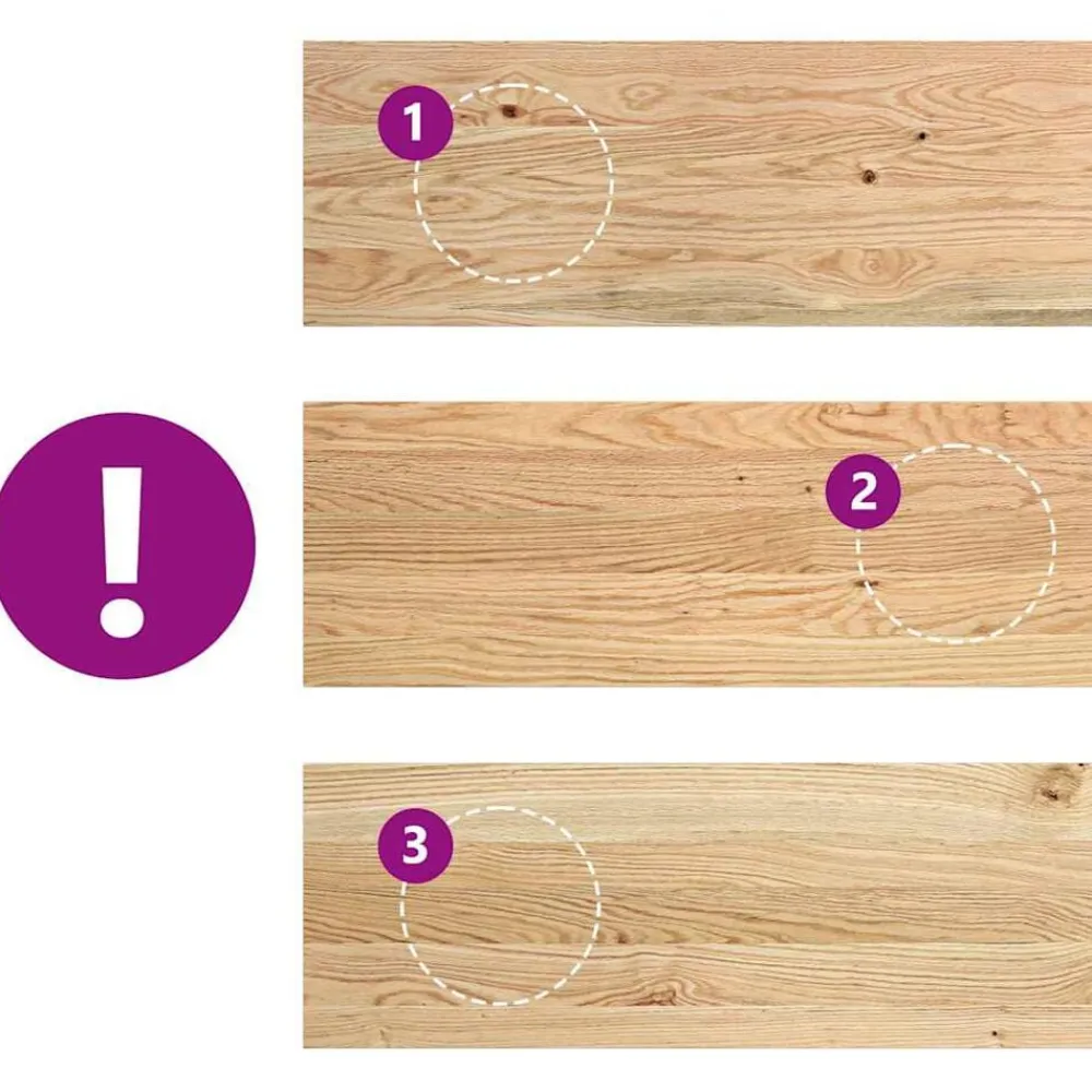 vidaXL Peldaños de escalera 4 uds madera maciza roble sin tratar Natural
