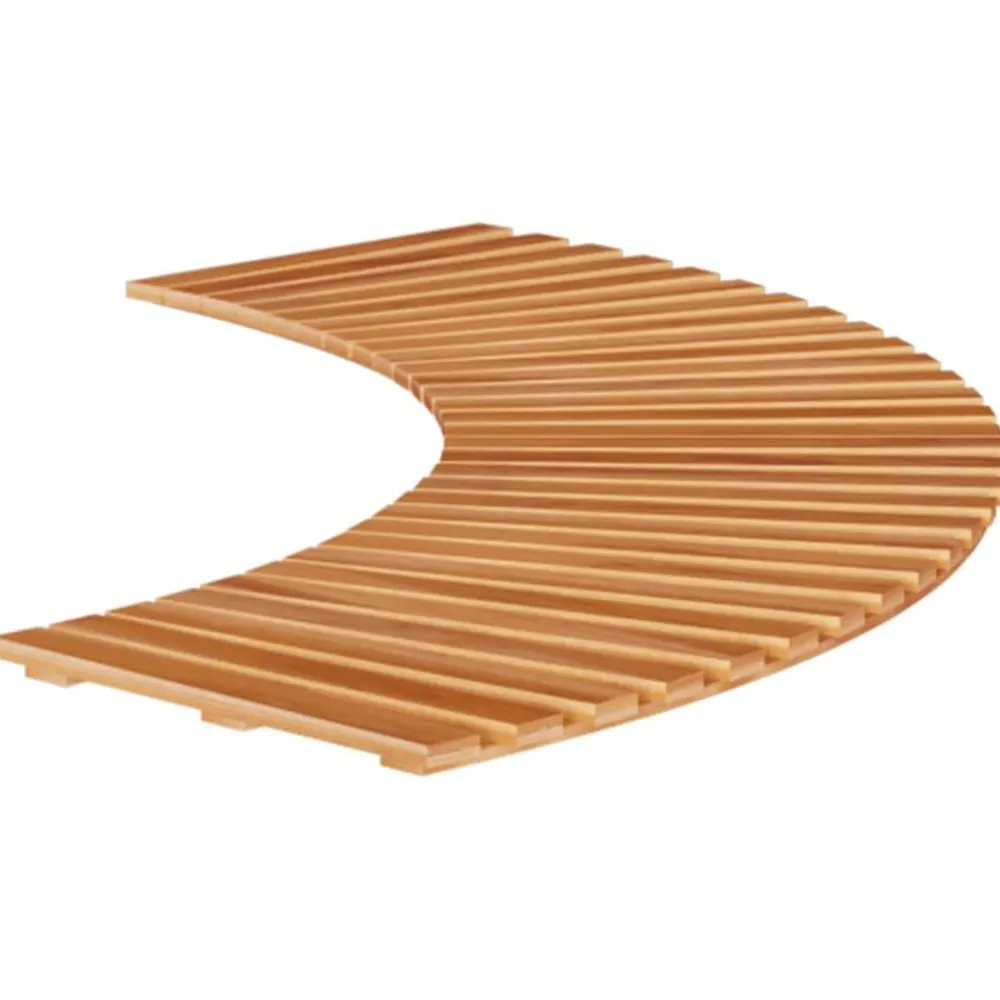 vidaXL Piscina Y Spa-Peldaños para bañera de hidromasaje 2 uds madera maciza acacia