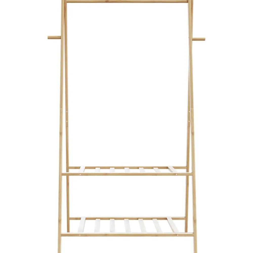 vidaXL Perchero con estantes bambú 96x45,5x150,5 cm Best