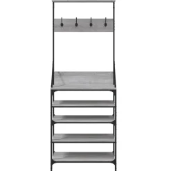 vidaXL Productos Del Hogar-Perchero con zapatero 70x34x184 cm