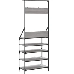 vidaXL Productos Del Hogar-Perchero con zapatero 70x34x184 cm