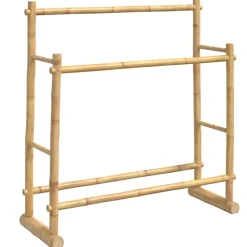 vidaXL Maletas Y Bolsos De Viaje-Perchero de bambú 100x30x100 cm