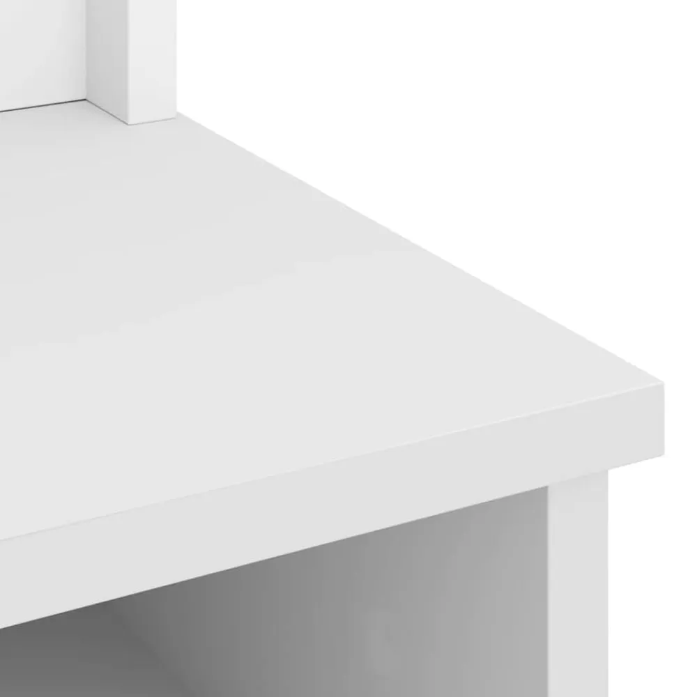 vidaXL Perchero de entrada SANDNES madera pino 87x40x159,5 cm Blanco Hot
