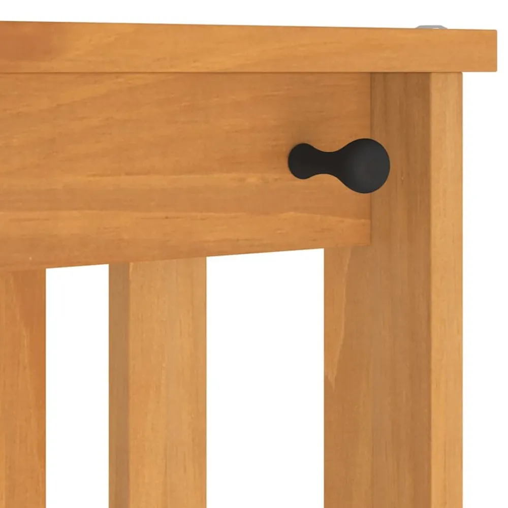 vidaXL Perchero de entrada SANDNES 45x40x159,5cm madera maciza de pino Acabado de acacia Hot
