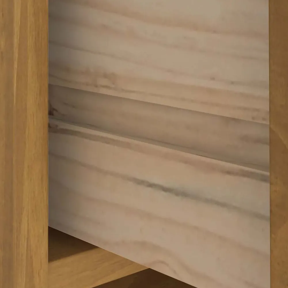 vidaXL Perchero de entrada SANDNES 45x40x159,5cm madera maciza de pino Acabado de nogal Best
