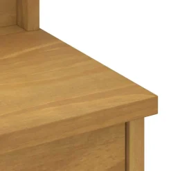 vidaXL Perchero de entrada SANDNES 45x40x159,5cm madera maciza de pino Acabado de nogal Best