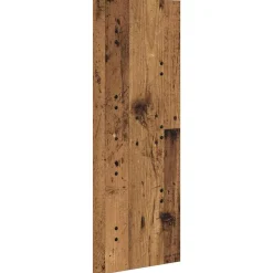 vidaXL Estanterías-Perchero de pared Madera vieja 30 x 1,5 x 80 cm