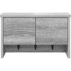 vidaXL Estanterías-Perchero de pared con estante 50 x 20 x 30 cm