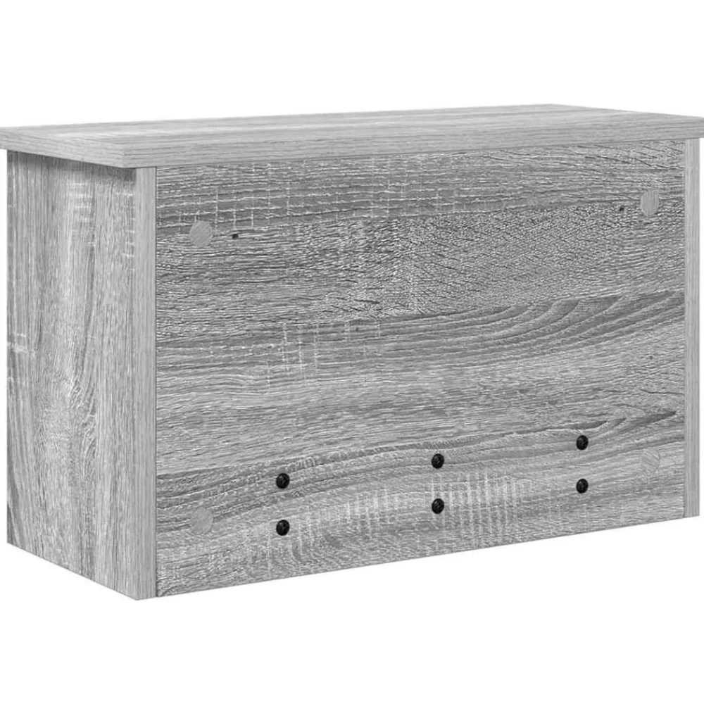vidaXL Estanterías-Perchero de pared con estante 50 x 20 x 30 cm