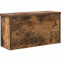 vidaXL Estanterías-Perchero de pared con estante 50 x 16 x 26 cm