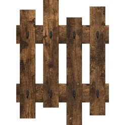 vidaXL Estanterías-Perchero de pared 60 x 3 x 82 cm