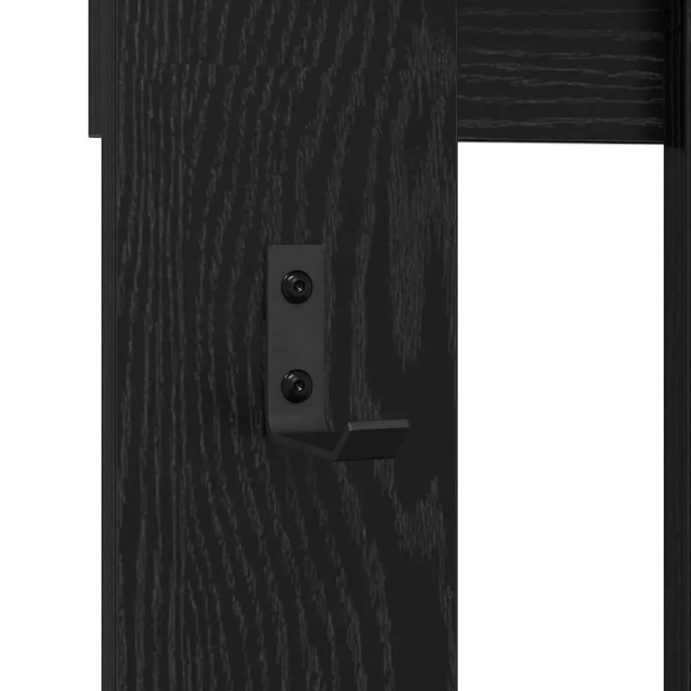 vidaXL Estanterías-Perchero de pared con espejo 100 x 10 x 100 cm