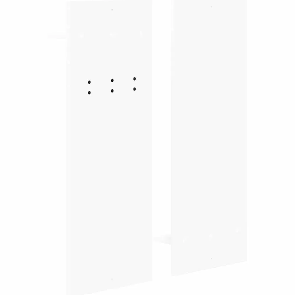 vidaXL Estanterías-Perchero de pared 70 x 10 x 90 cm Madera de ingeniería