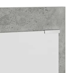 vidaXL Estanterías-Perchero de pared con estante Gris Concreto 90 x 10 x 50 cm