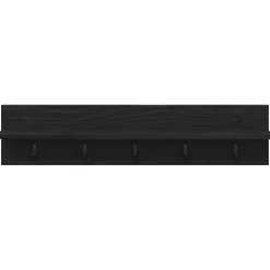 vidaXL Estanterías-Perchero de pared 80 x 10,5 x 18 cm