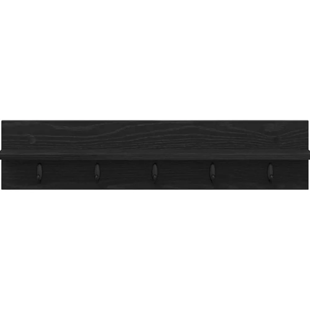 vidaXL Estanterías-Perchero de pared 80 x 10,5 x 18 cm