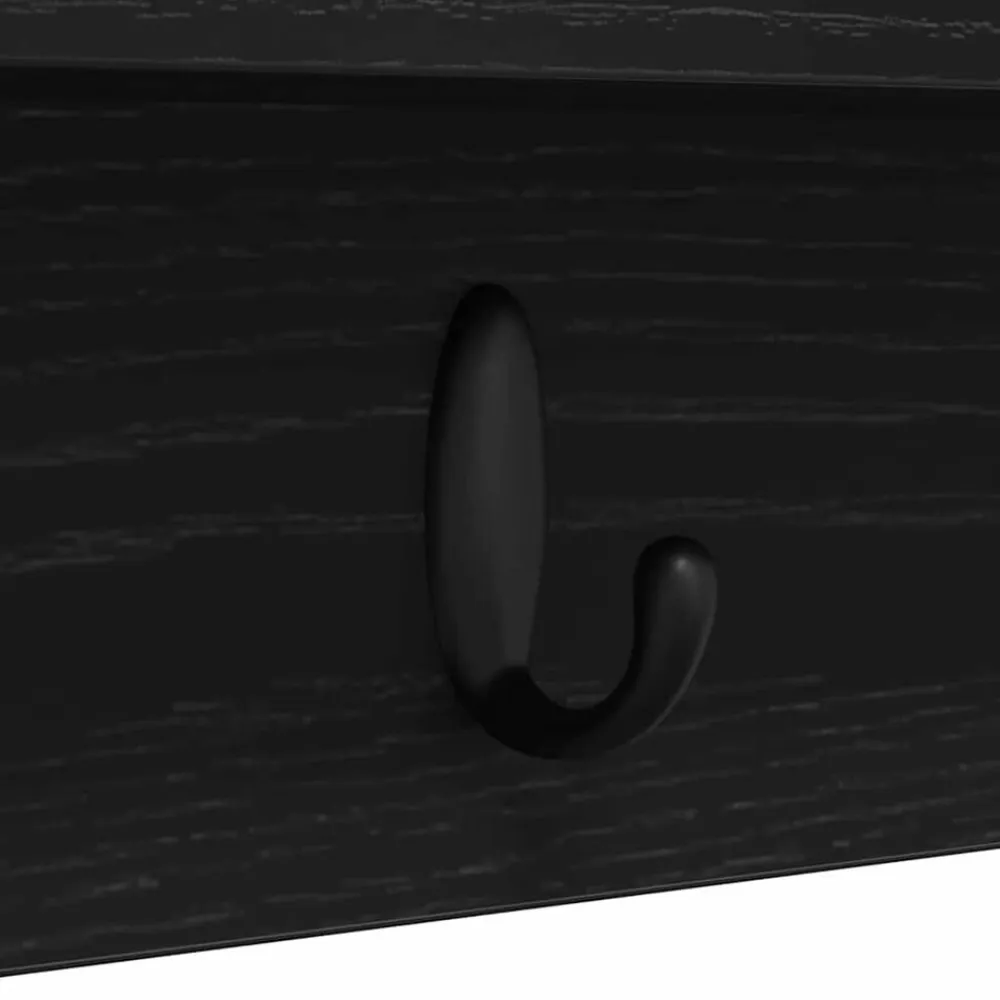 vidaXL Estanterías-Perchero de pared 80 x 10,5 x 18 cm