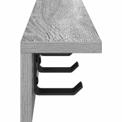 vidaXL Perchero de pared 40 x 10,5 x 10,5 cm Gris sonoma New