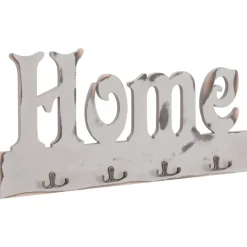 vidaXL Decoración-Perchero de pared HOME 50x23 cm