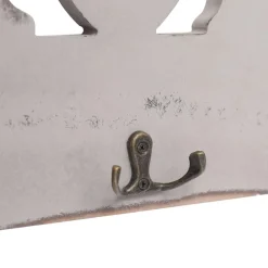 vidaXL Decoración-Perchero de pared HOME 50x23 cm