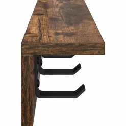 vidaXL Estanterías-Perchero de pared 40 x 10,5 x 10,5 cm