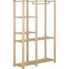 vidaXL Productos Del Hogar-Perchero de ropa de madera maciza de pino 110x38x170 cm
