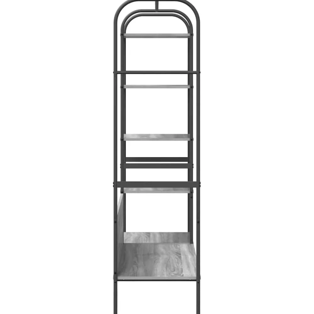 vidaXL Perchero para ropa Gris 120 x 44 x 160 cm Madera de ingeniería Gris sonoma New