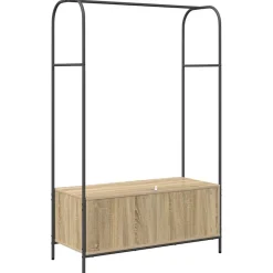 vidaXL Productos Del Hogar-Perchero para ropa Roble Marrón 100 x 44 x 160 cm