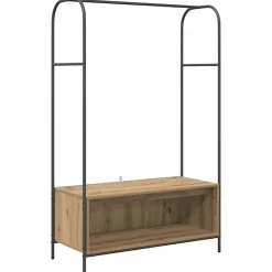 vidaXL Perchero para ropa Roble Marrón 100 x 44 x 160 cm Roble artisan New