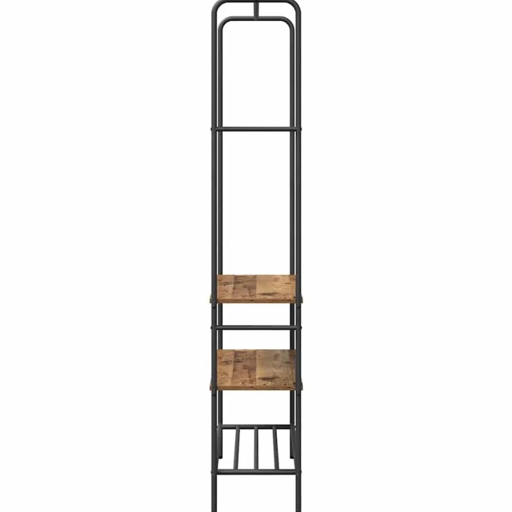 vidaXL Perchero para ropa 77 x 30 x 171 cm Madera envejecida Clearance