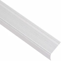 vidaXL Materiales De Construcción-Perfiles de peldaños forma de L 5 uds aluminio plata 100 cm