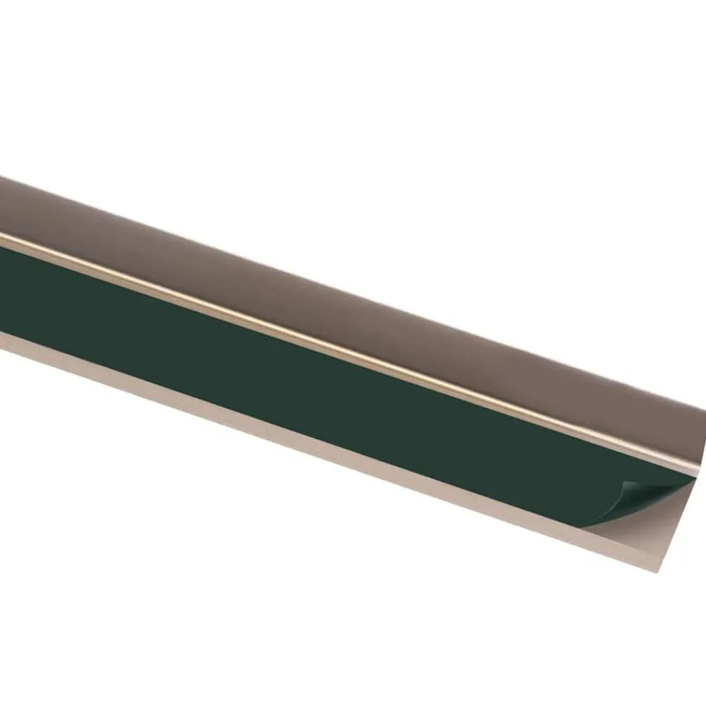 vidaXL Perfiles de peldaños forma de L 5 uds aluminio marrón 134 cm Marrón Hot
