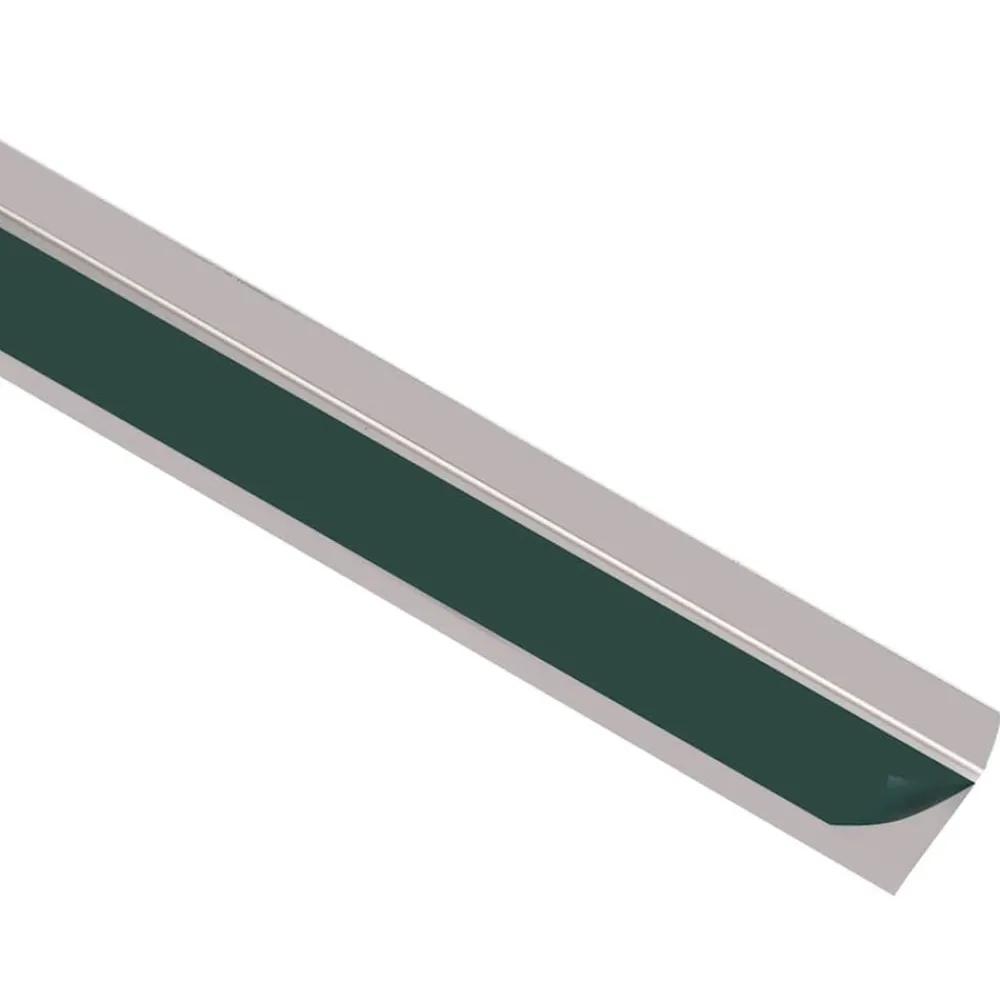 vidaXL Perfiles de peldaños forma de L 5 uds aluminio champán 90 cm champán Clearance