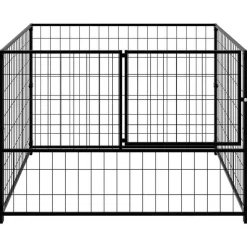 vidaXL Productos Para Mascotas-Perrera de acero 100x100x70 cm