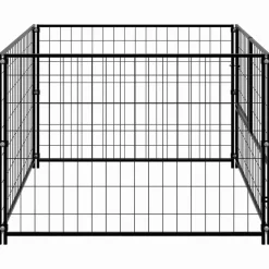 vidaXL Productos Para Mascotas-Perrera de acero 100x100x70 cm