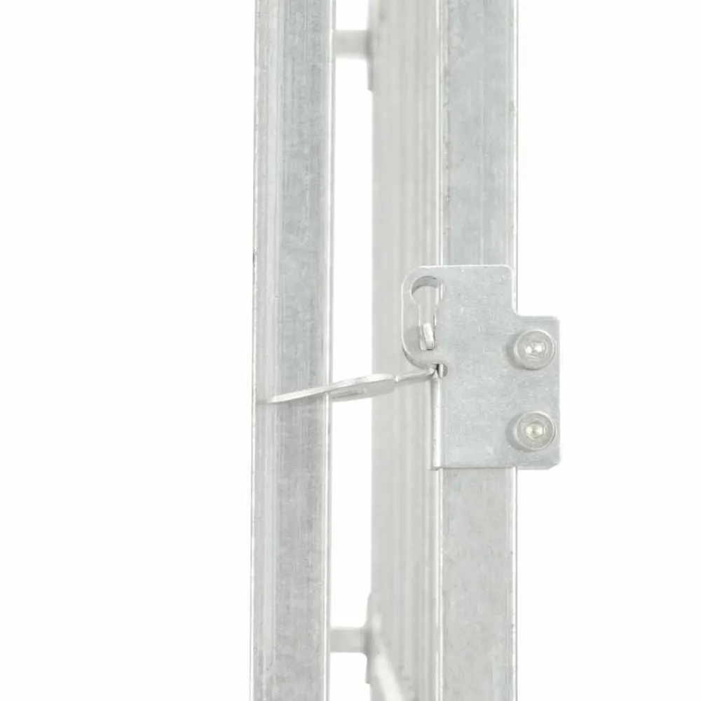 vidaXL Productos Para Mascotas-Perrera de exterior con toldo 382x192x225 cm