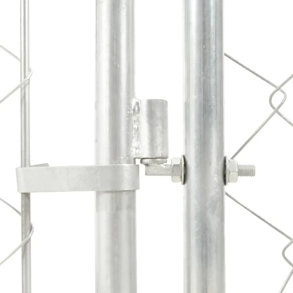 vidaXL Perrera de exterior con techo 100x100x125 cm Sale