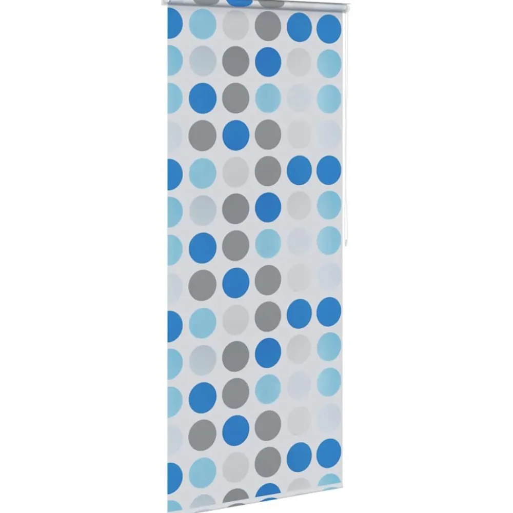 vidaXL Persiana enrollable de ducha círculos 80x240 cm Sale
