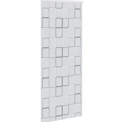 vidaXL Persiana enrollable de ducha cuadrados 80x240 cm New