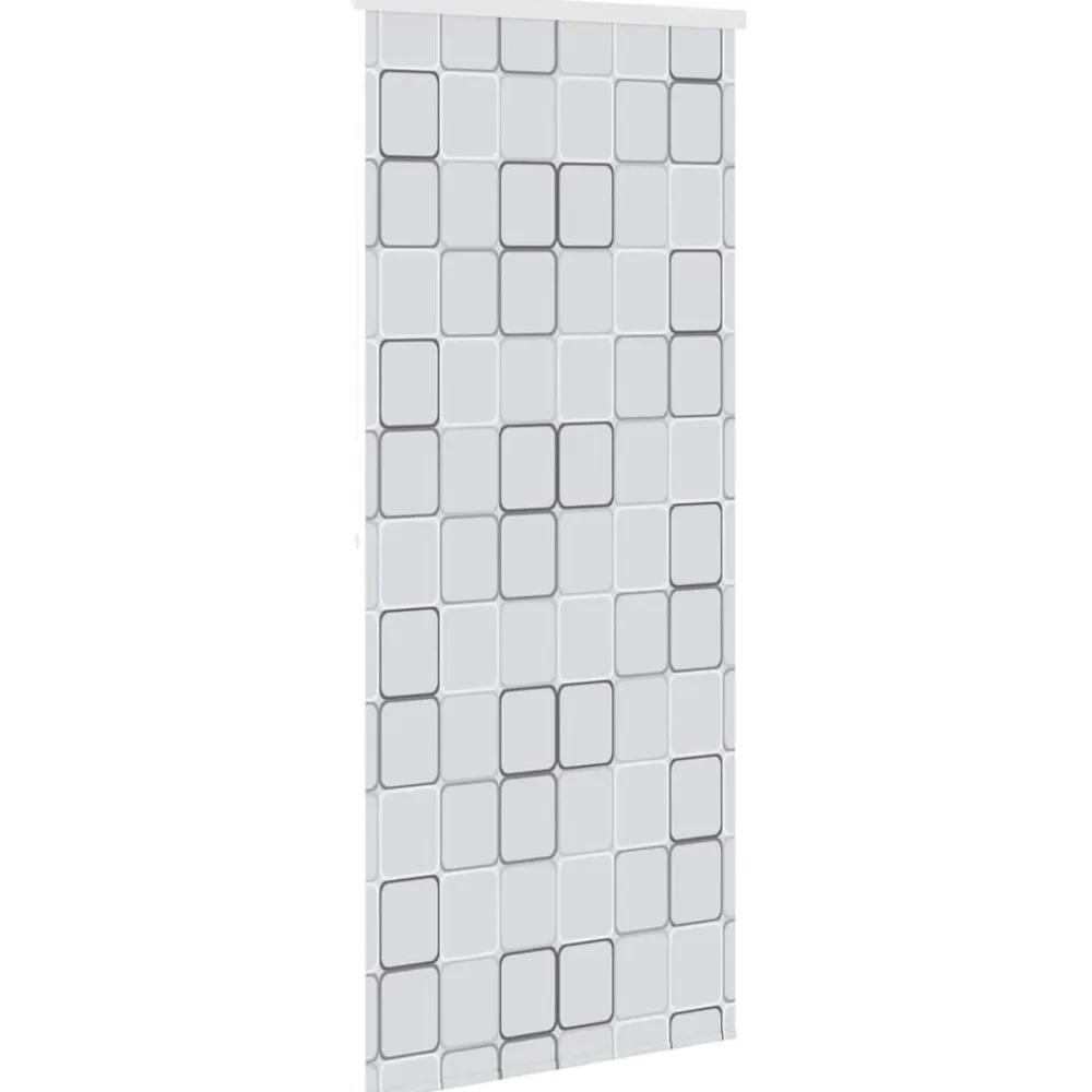 vidaXL Persiana enrollable de ducha cuadrados 80x240 cm New