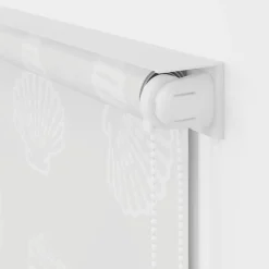 vidaXL Accesorios Para El Baño-Persiana enrollable de ducha estrella de mar 80x240 cm