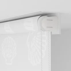 vidaXL Accesorios Para El Baño-Persiana enrollable de ducha estrella de mar 80x240 cm