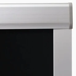 vidaXL Decoración-Persiana enrollable opaca negra MK06