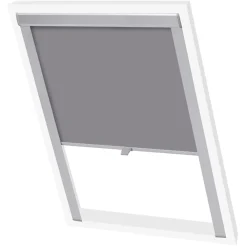 vidaXL Persiana enrollable opaca UK08 Gris Best