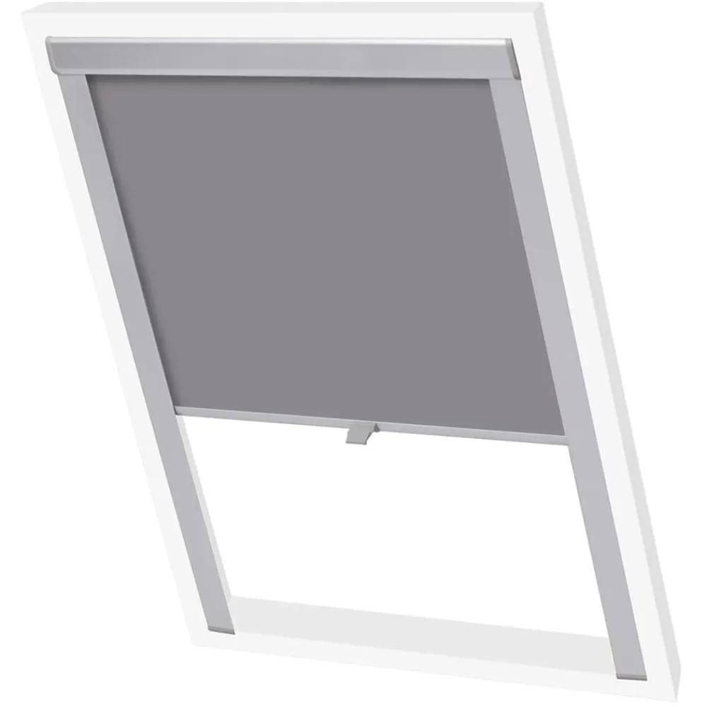 vidaXL Persiana enrollable opaca UK08 Gris Best