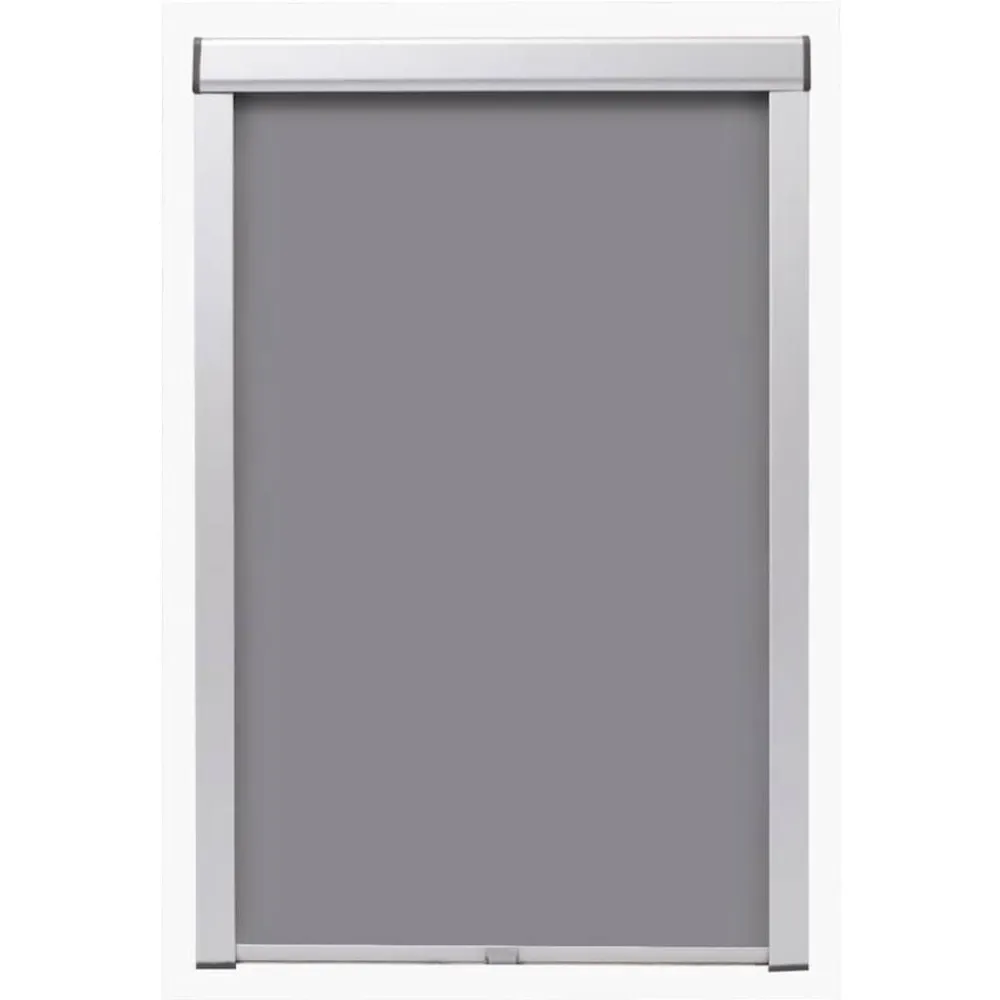 vidaXL Persiana enrollable opaca UK08 Gris Best