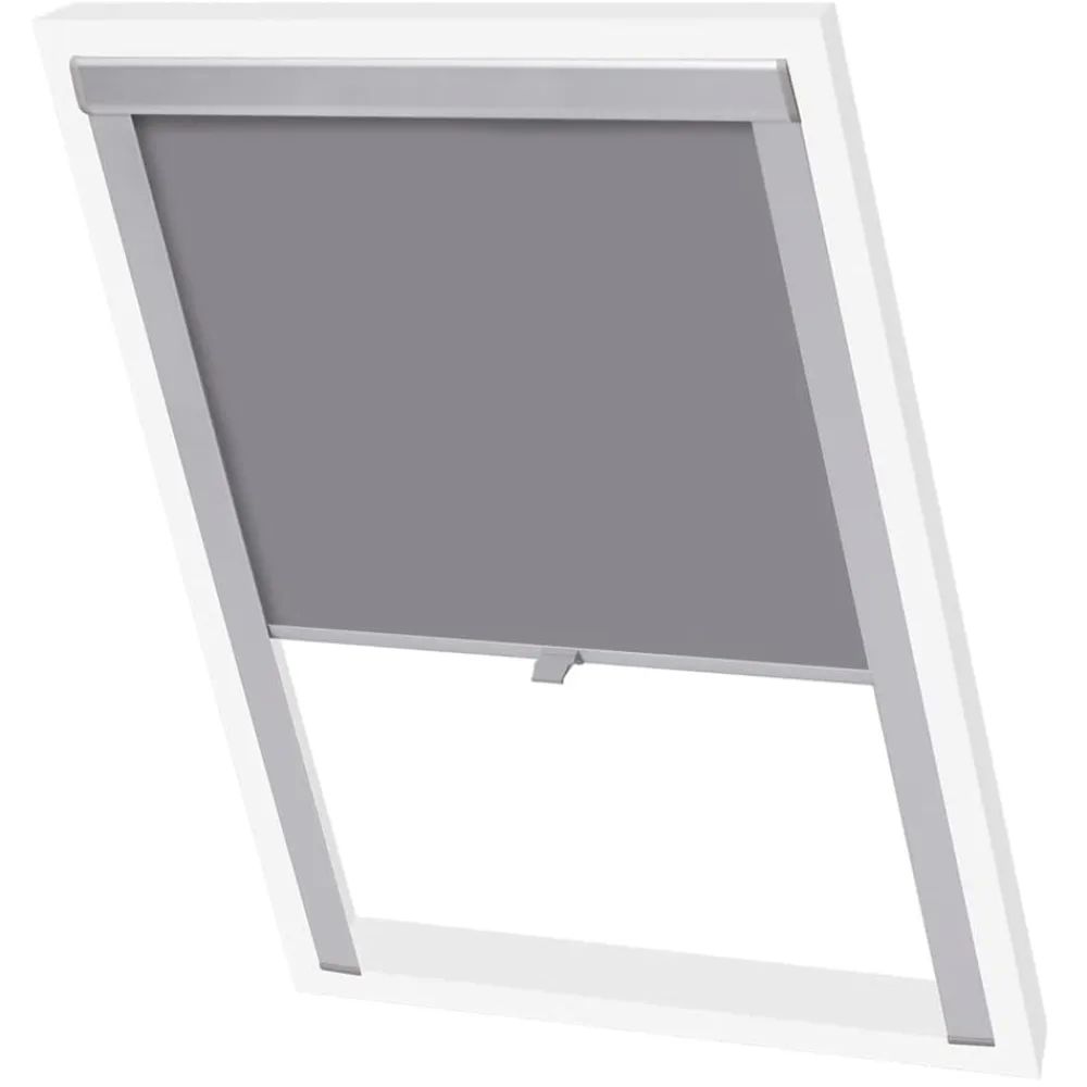 vidaXL Persiana opaca enrollable U08/808 Gris Online