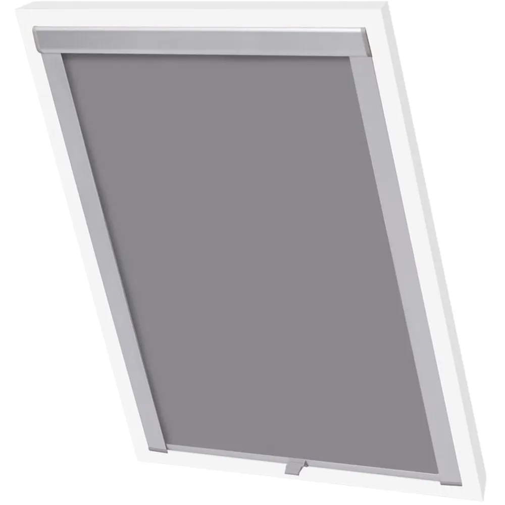 vidaXL Persiana opaca enrollable U08/808 Gris Online